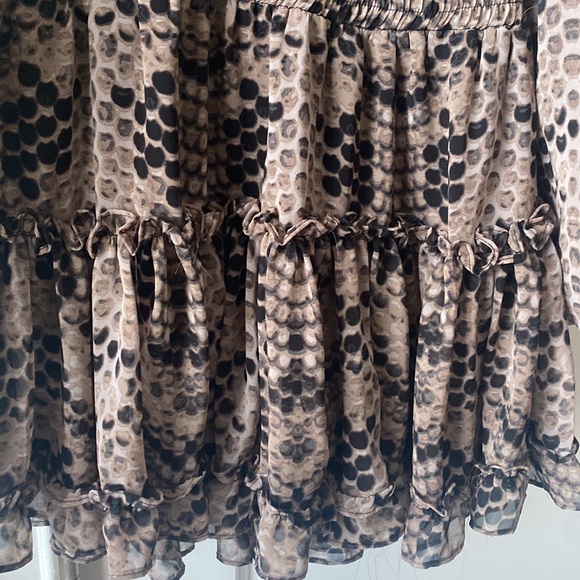 Tan and black dress size large - Picture 4 of 7